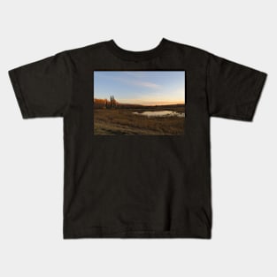 Manitoba Sunset No.4 Kids T-Shirt